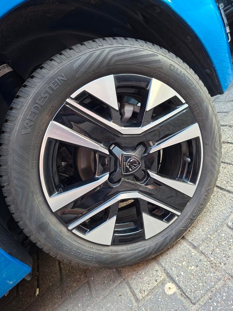 Set 16 inc lichtmetalen velgen Peugeot 208, 16 inch, Banden en Velgen, Nieuw, Ophalen of Verzenden