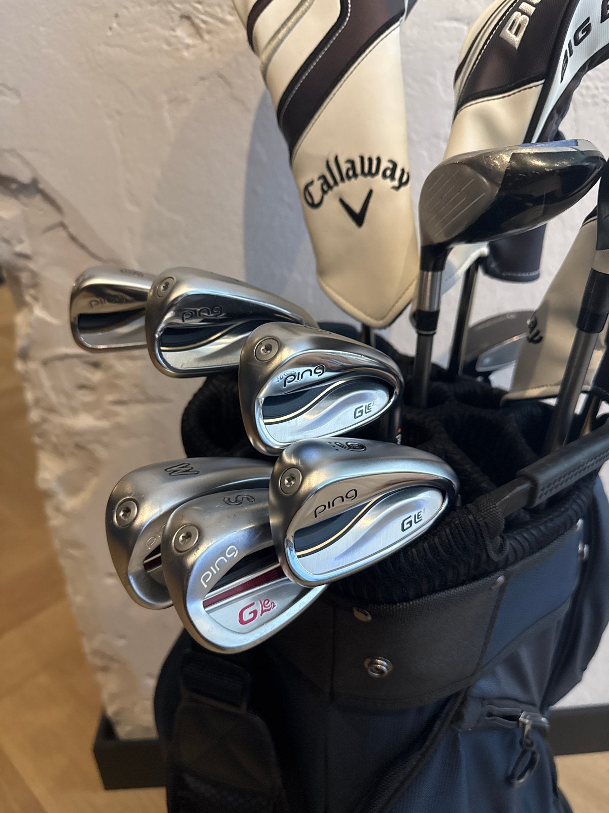 Complete golfset: Ping Gle ijzers, Callaway Big Bertha Reva