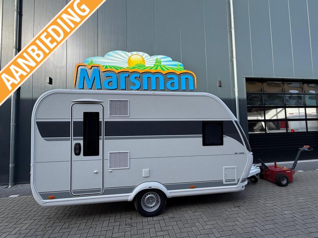 Hobby De Luxe 400 SFE, Caravans en Kamperen, Standaardzit, Hobby, Tot en met 3, Overige typen