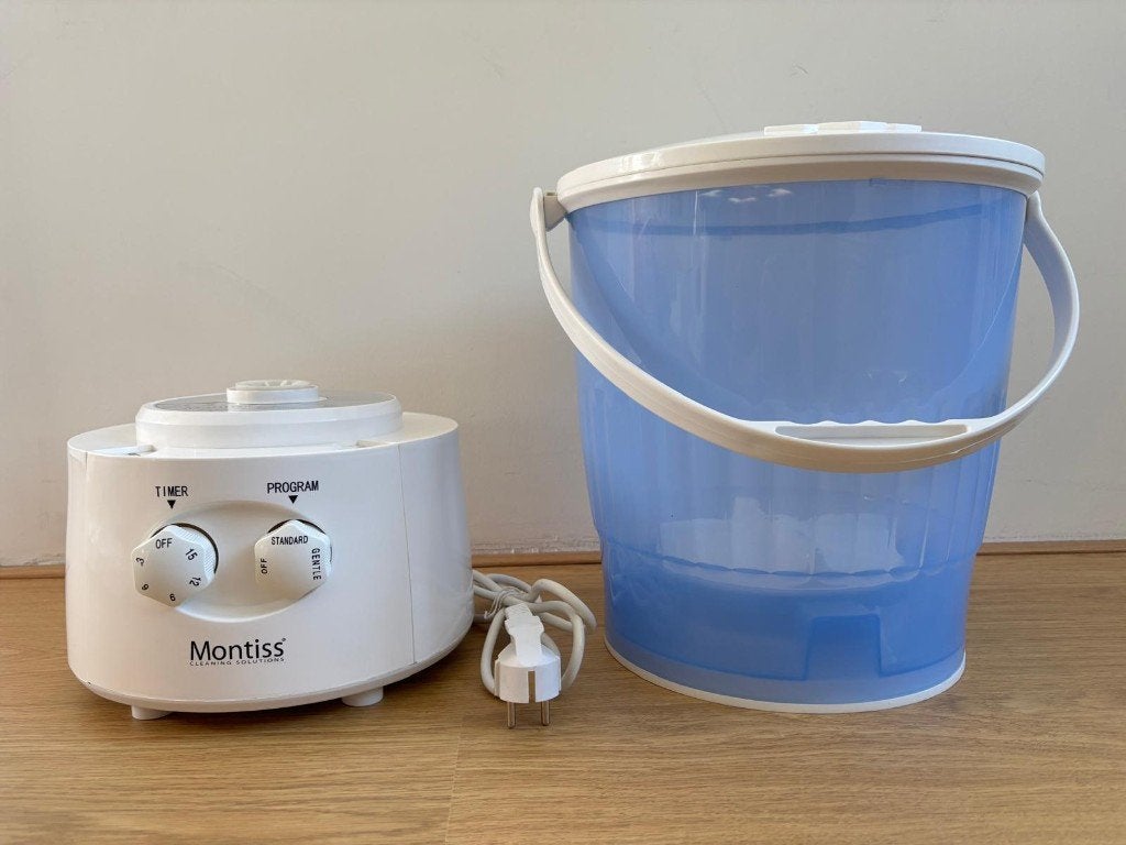 Mini Montiss vakantie -wasmachine - camping, kamperen,enz, Ophalen of Verzenden, Gebruikt