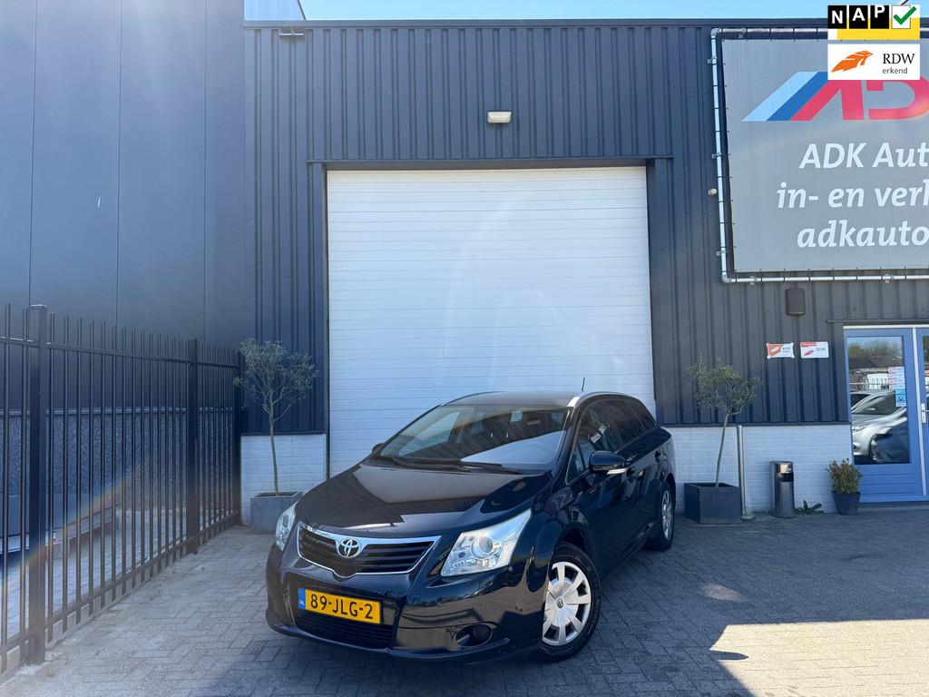 Toyota Avensis Wagon 1.8 VVTi Comfort 1e EIGENAAR/CLIMA/TREK, Voorwielaandrijving, Zwart, 4 cilinders, Zwart