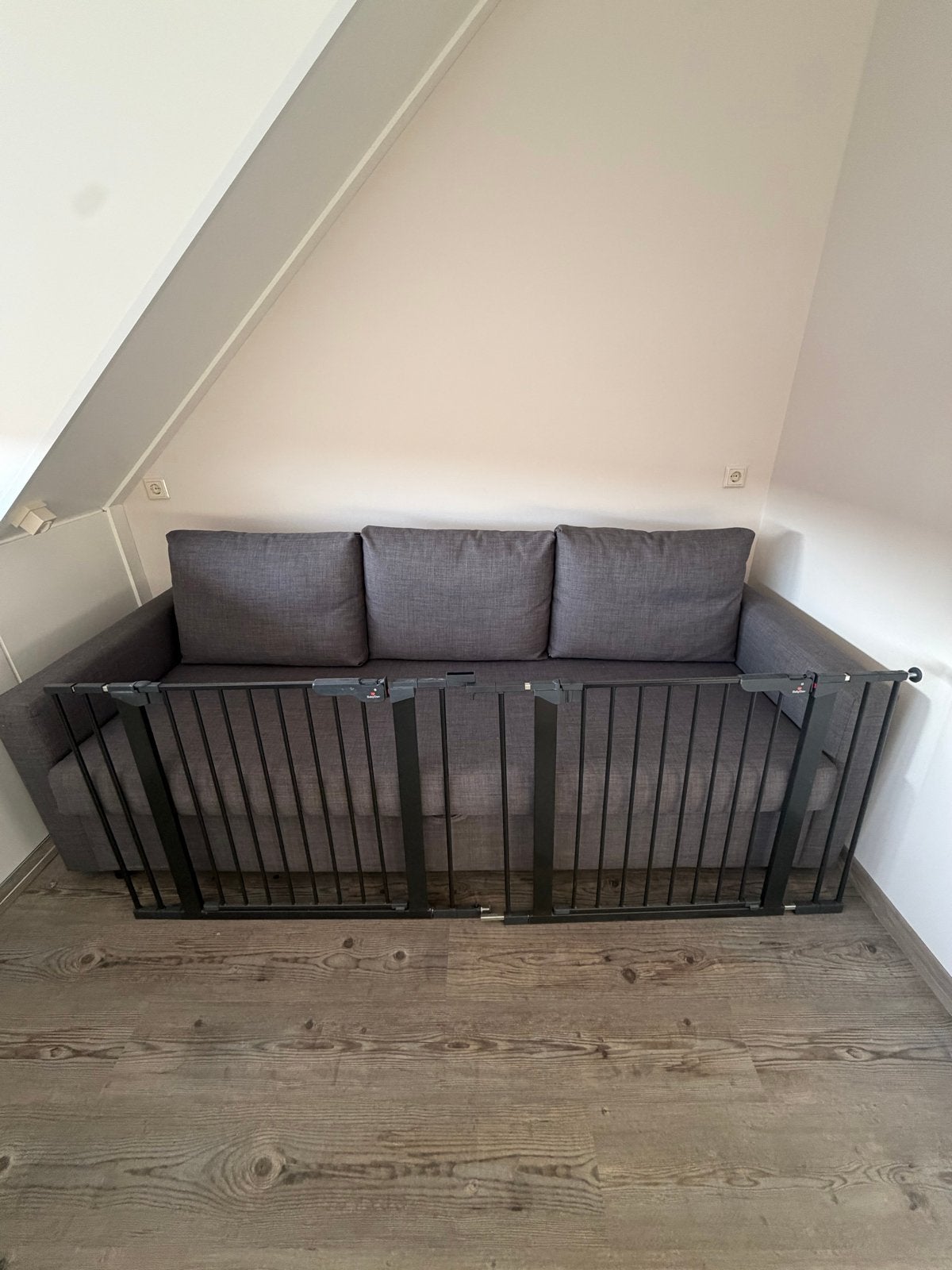 BabyDan Premier All-in-One Traphekjes - Zwart 2x, 100 tot 115 cm, Ophalen of Verzenden, Zo goed als nieuw, Klemhekje