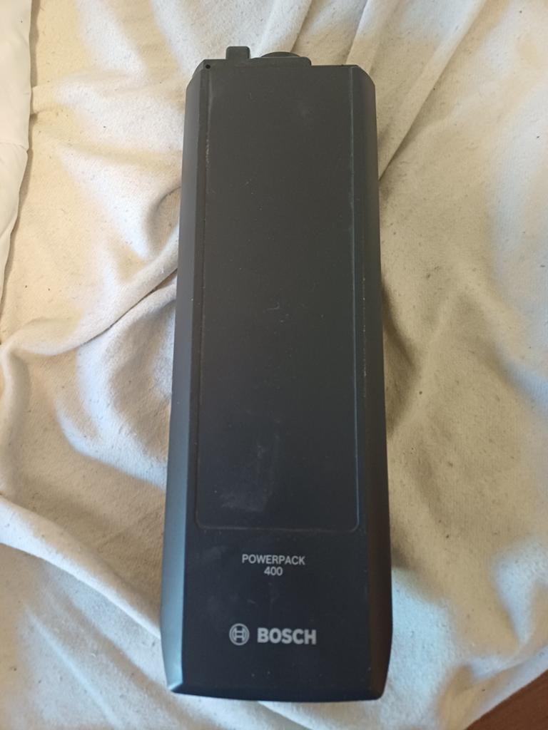 Bosch PowerPack 400 Bagagedrager Accu - Zo goed als nieuw, Fietsen en Brommers, Fietsaccessoires | Fietsaccu's, Ophalen, Zo goed als nieuw