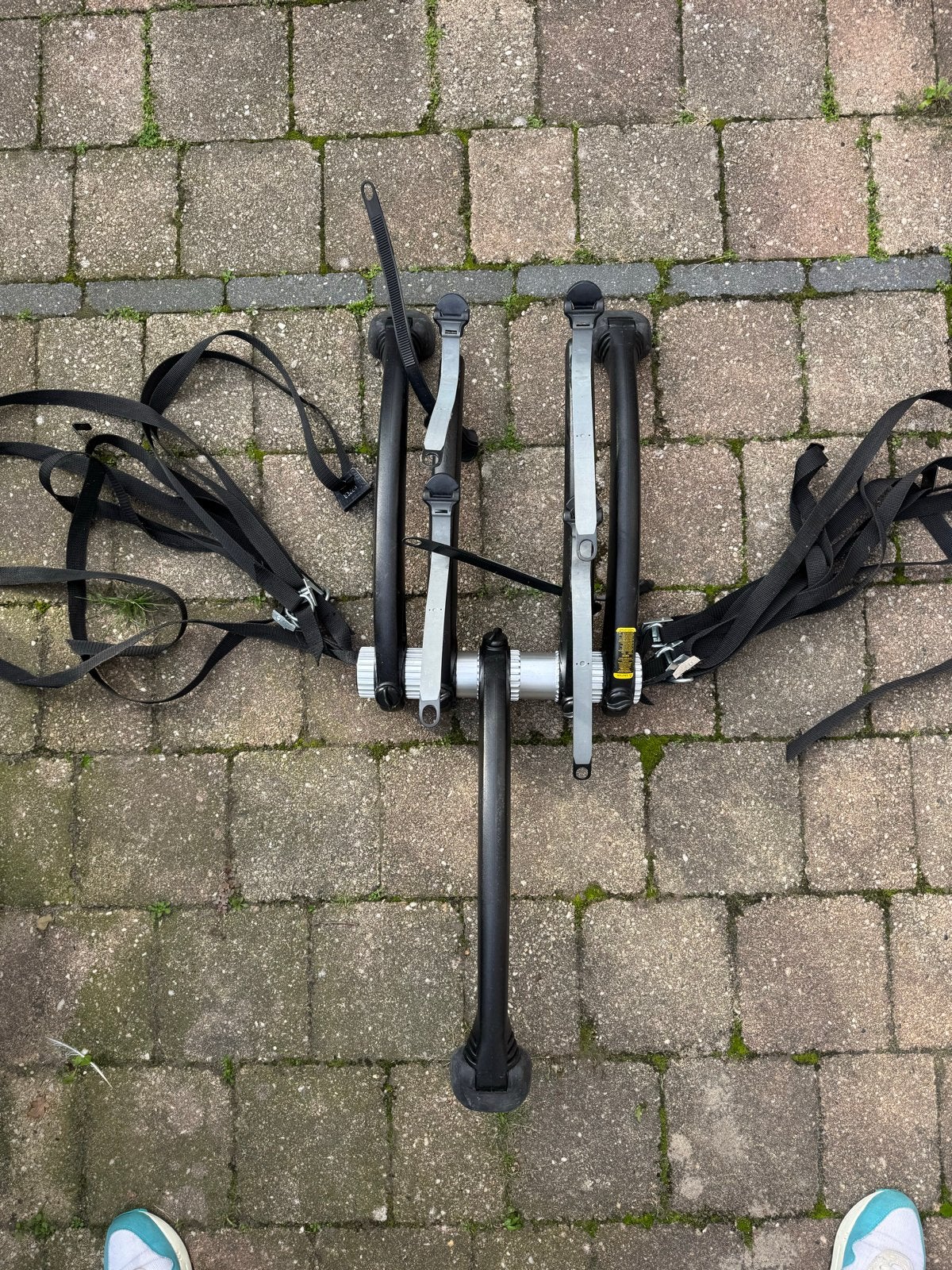 Saris fietsendrager voor 2 fietsen - geen trekhaak nodig, Auto diversen, Ophalen, 2 fietsen, Gebruikt, Achterklepdrager