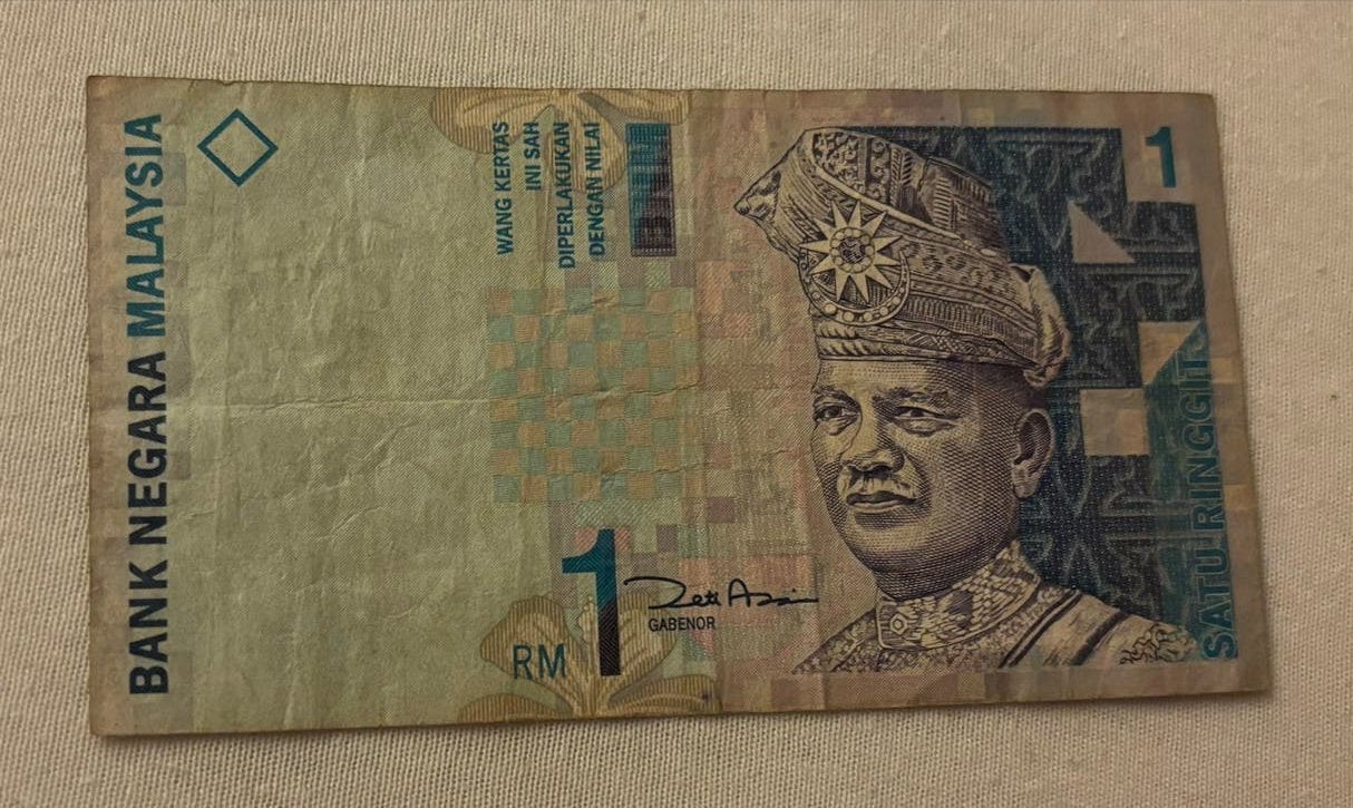 Maleisische 1 Ringgit bankbiljet, Ophalen of Verzenden, Zuidoost-Azië, Los biljet