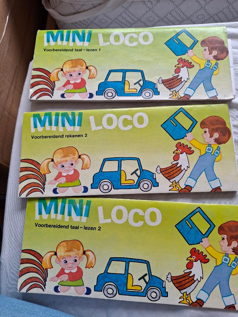3 mini loco boekjes, lezen 1 en 2 en rekenen 2, Ophalen of Verzenden, Rekenen