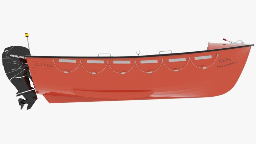 Lifeboat GEPA SIM-004239INFLATABLE RESCUE BOAT, Verzenden, Nieuw, Overige onderwerpen, Gepa