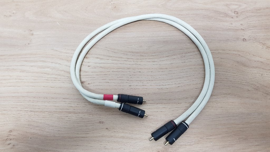 Van den Hul M.C. D102 MKIII - RCA Interlink 60 CM, Audio, Tv en Foto, Verzenden, Zo goed als nieuw, Minder dan 2 meter, Interlink-kabel