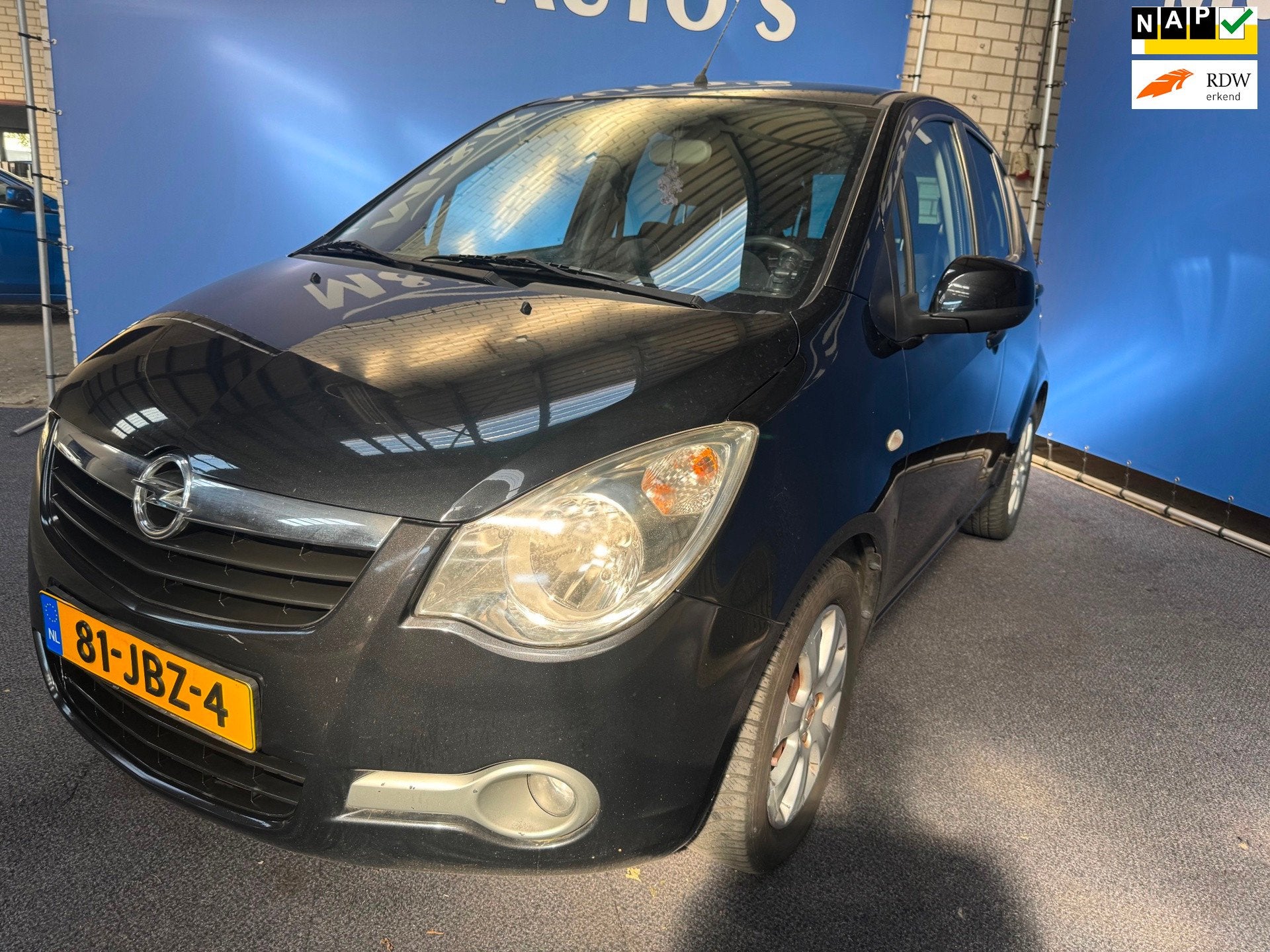 Opel Agila 1.0 Enjoy, Auto's, Elektrische ramen, Stof, Gebruikt, 31 €/maand