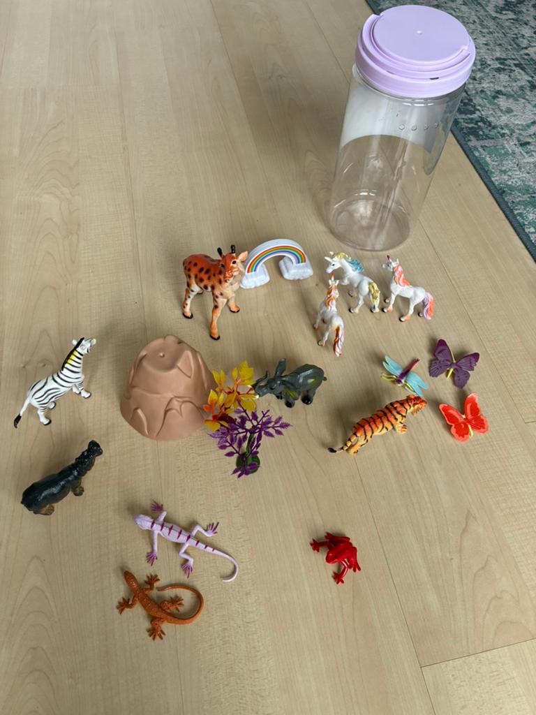 Speelgoed met eenhoorn en dieren, Kinderen en Baby's, Speelgoed | Overig, Ophalen, Jongen of Meisje