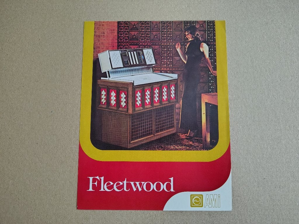 Flyer: Rowe-AMi R-80 / Fleetwood (1976) jukebox, Verzenden, Gebruikt, 1950 tot 1960, Seeburg