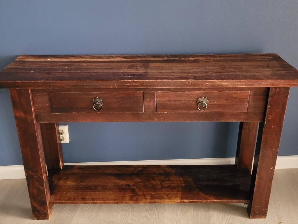 Sidetable 130x77x35,5, Huis en Inrichting, Ophalen, 25 tot 50 cm, Rechthoekig, 100 tot 150 cm