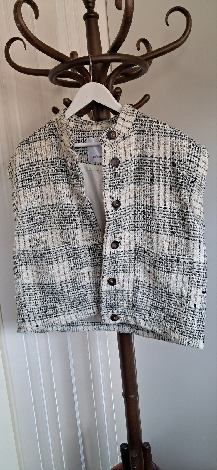 Co' Couture Mouwloos Geweven Vest Maat L, Meerkleurig, Co' Couture, Maat 42/44 (L), Onbekend