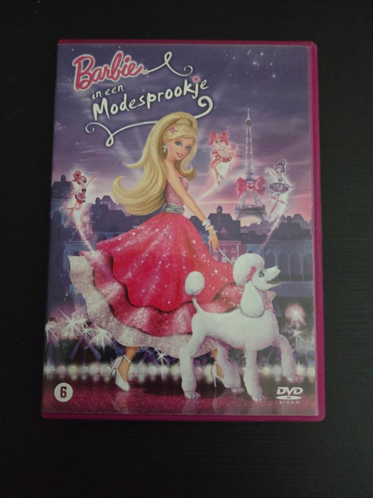 Barbie in een Modesprookje DVD - Leuke kinderfilm, Cd's en Dvd's, Dvd's | Kinderen en Jeugd, Ophalen, Gebruikt, Overige genres