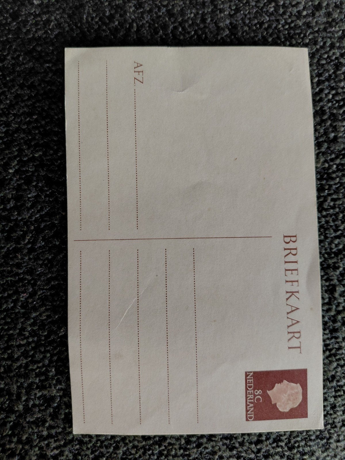 Oude briefkaart, Ophalen of Verzenden