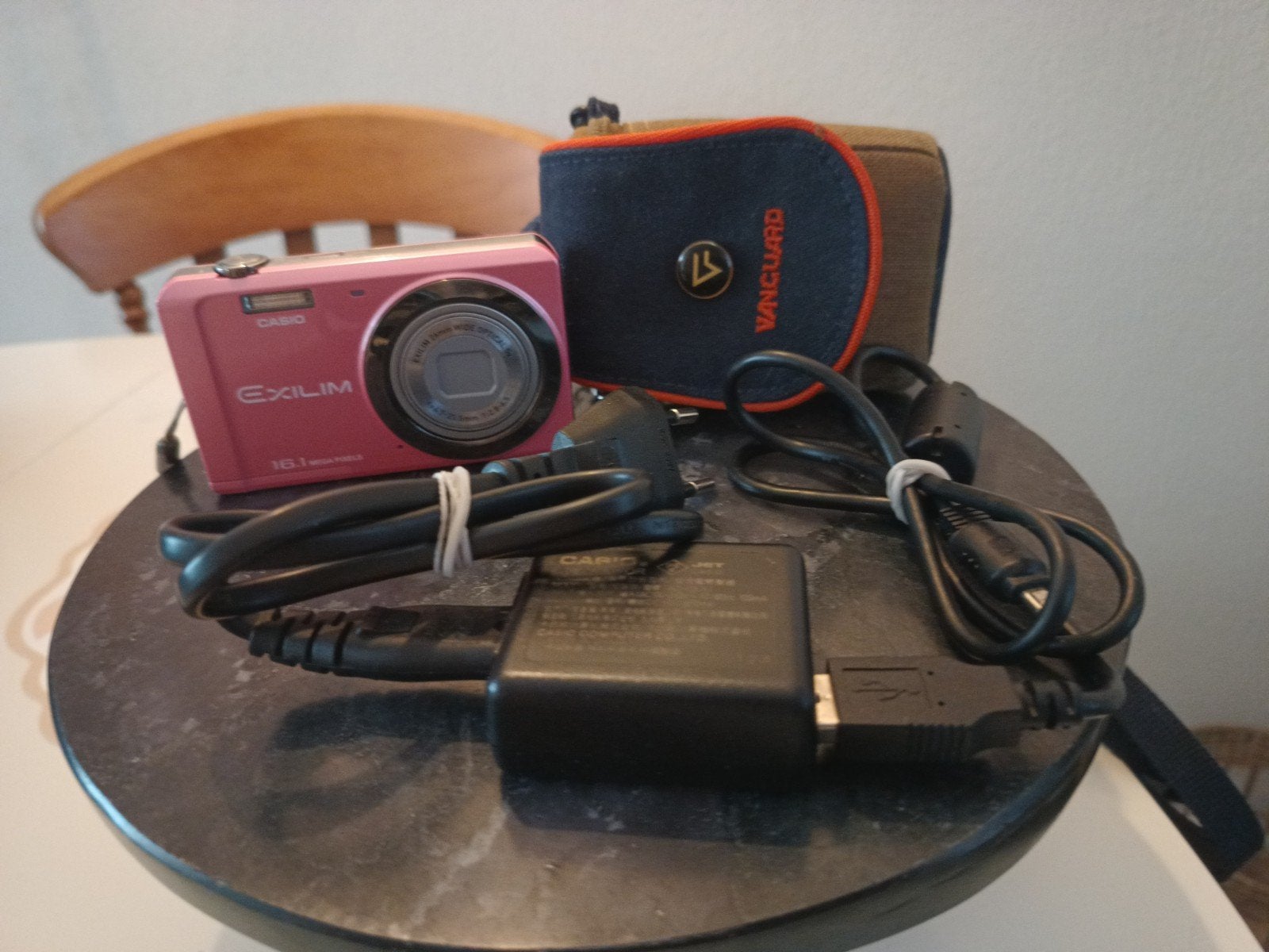 Casio Exilim EX-ZS6 Roze Digitale Camera COMPLEET (Y2K/CCD), Ingebouwde flitser, Casio, Gebruikt, Ophalen of Verzenden
