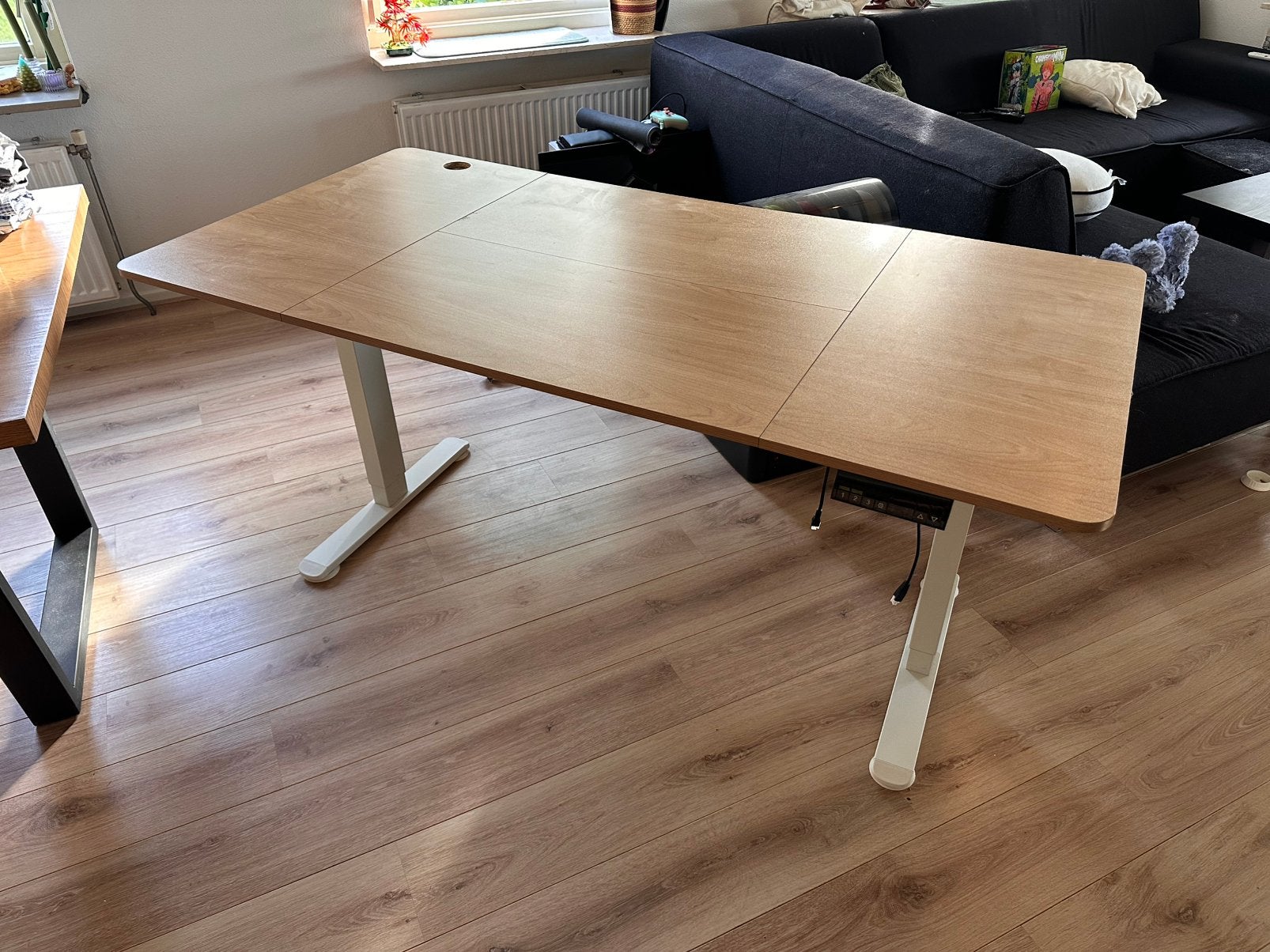 Elektrisch zit sta bureau 160x80, Ophalen, Elektrisch