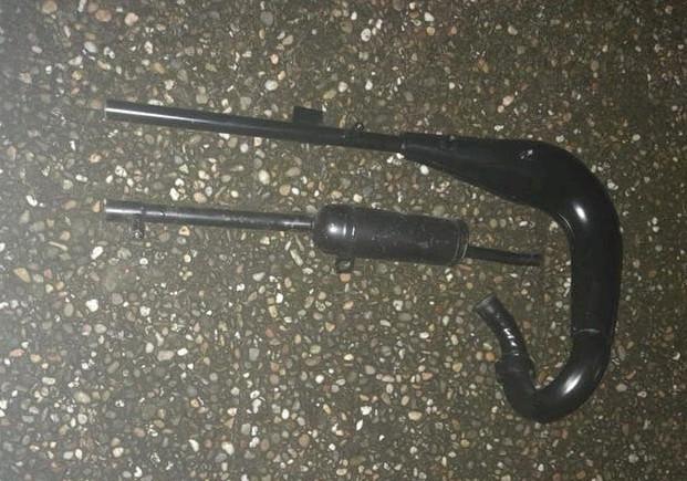 Uitlaat delen yamaha dt50m, Fietsen en Brommers, Ophalen of Verzenden, Uitlaat