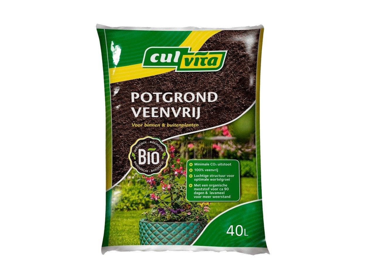 Culvita Potgrond VeenVrij 40L, Ophalen, Potgrond