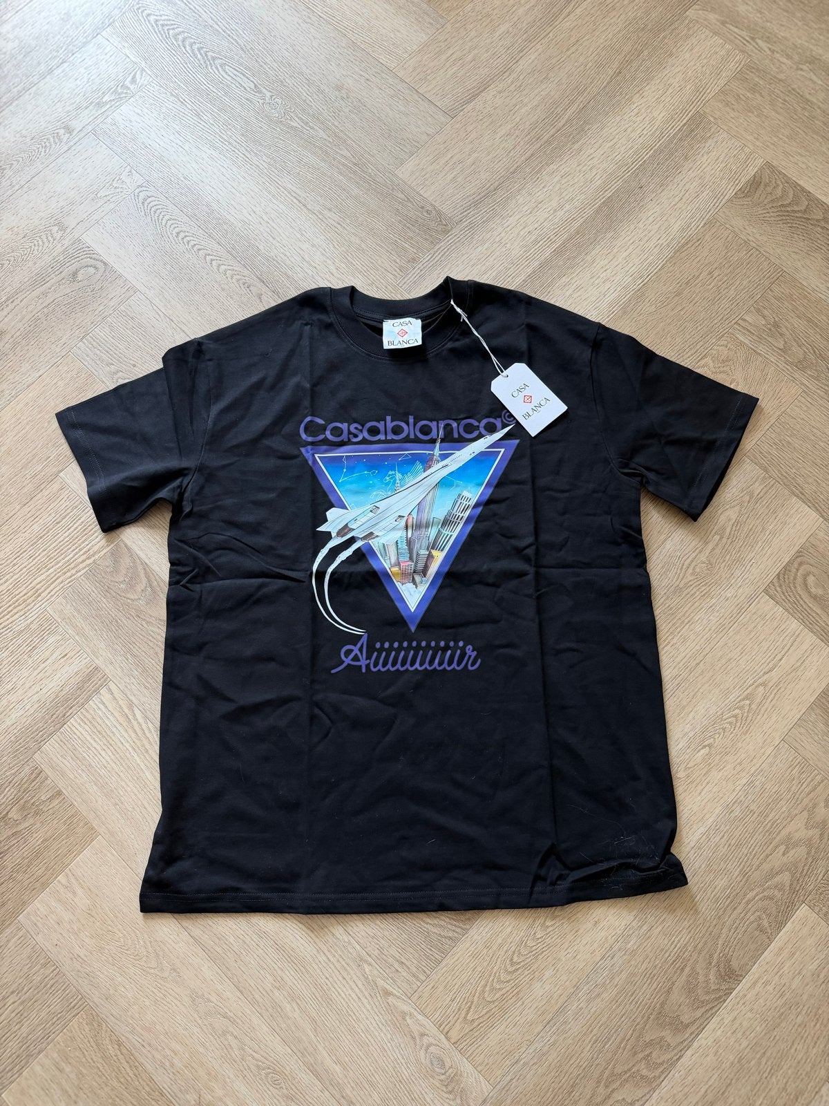 Casablanca Aiïïïïïïr T-shirt Zwart - Nieuw met kaartjes, Ophalen of Verzenden, Nieuw, Maat 48/50 (M), Zwart