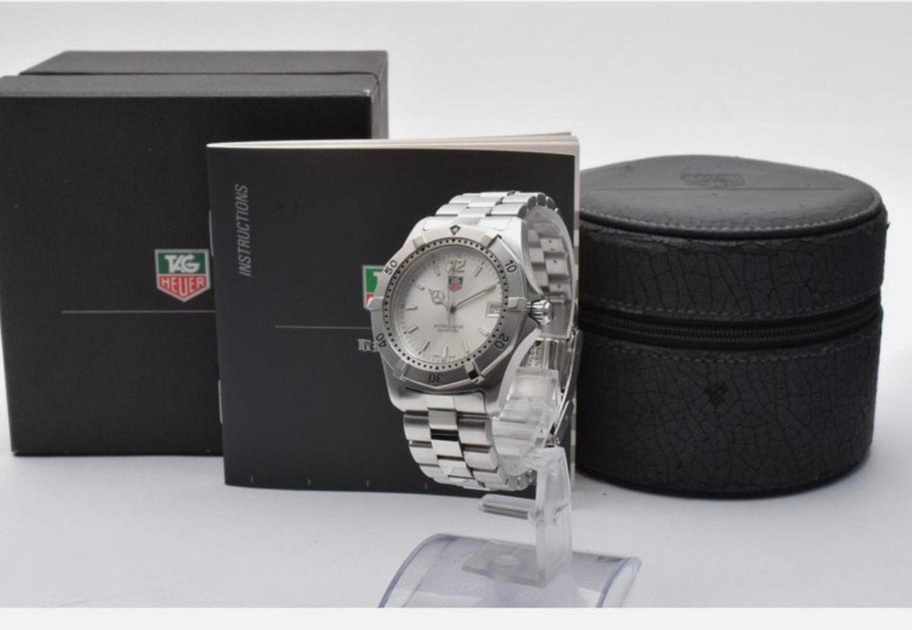 TAG Heuer 2000 , zilver wijzerplaat, Sieraden, Tassen en Uiterlijk, Horloges | Heren, Ophalen of Verzenden, Zo goed als nieuw