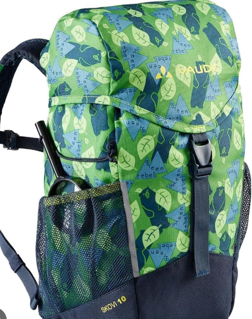 Vaude Skovi 10 Kinderrugzak - Groen met bladeren, Sieraden, Tassen en Uiterlijk, Tassen | Rugtassen, Ophalen, Overige merken