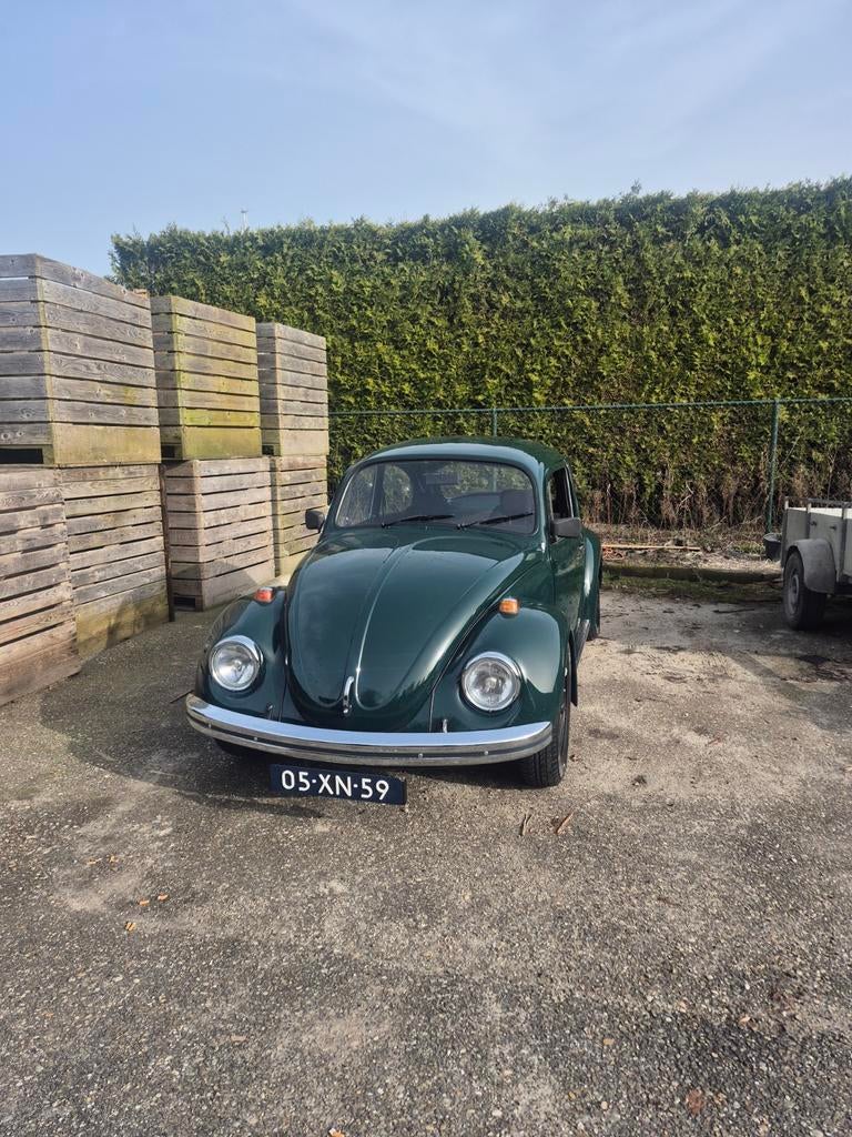 Volkswagen kever 1200 1.2 1973, Achterwielaandrijving, Zwart, Origineel Nederlands, Handgeschakeld