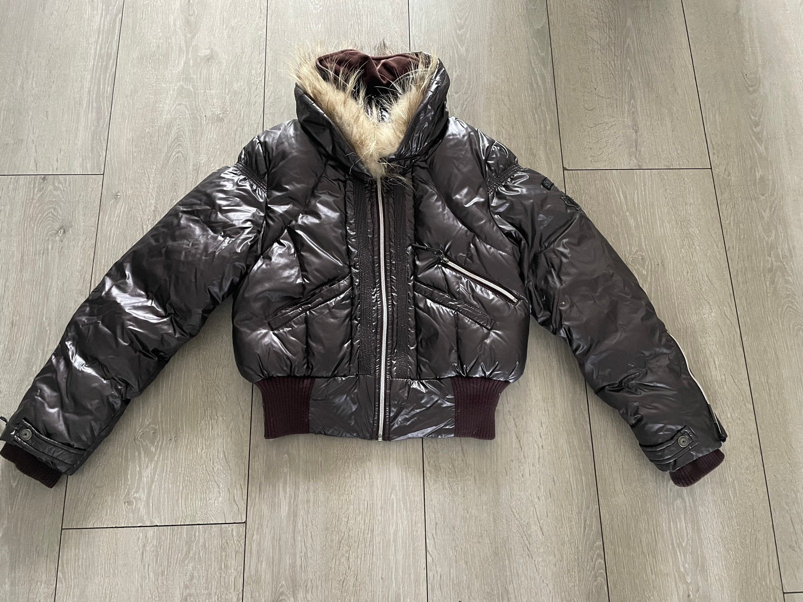 Airforce winterjas dames Maat XL, Ophalen of Verzenden, Zo goed als nieuw, Maat 46/48 (XL) of groter, Zwart