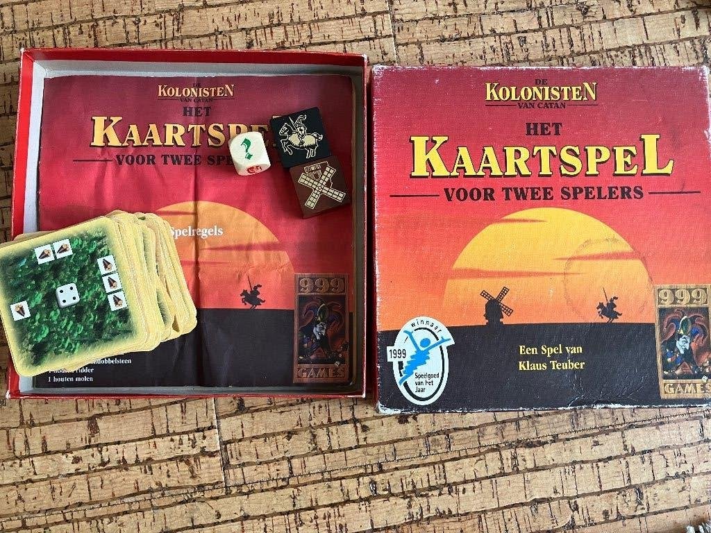 Kolonisten catan kaartspel, Een of twee spelers, Ophalen of Verzenden, Gebruikt