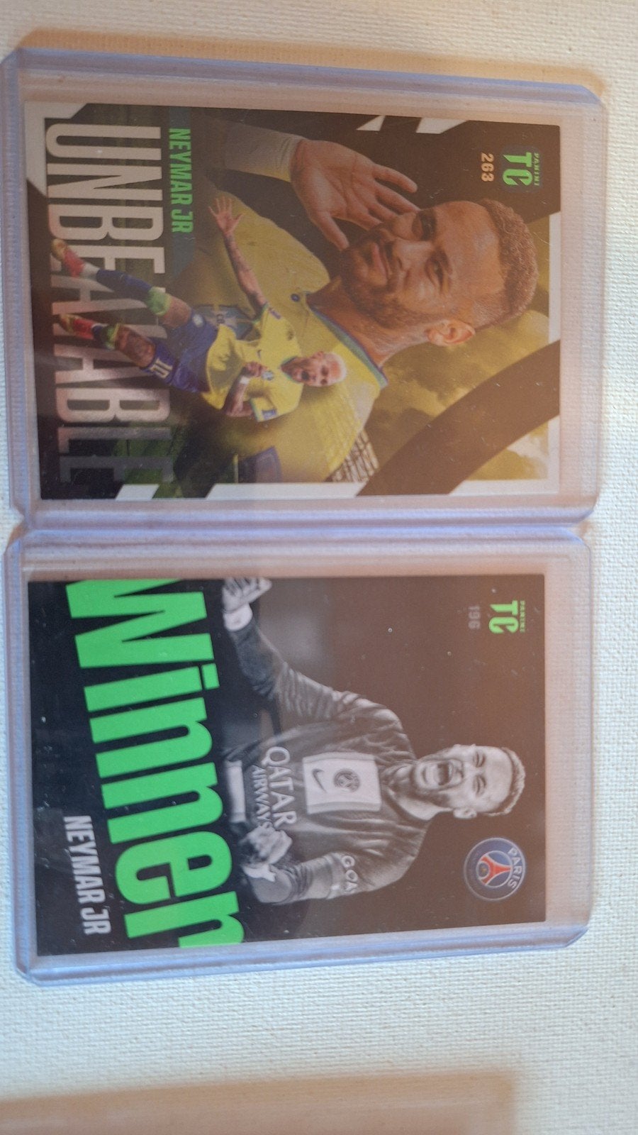Neymar Jr. Voetbal Kaarten Collectie - Panini, Ophalen of Verzenden, Zo goed als nieuw, Buitenlandse clubs, Spelerskaart