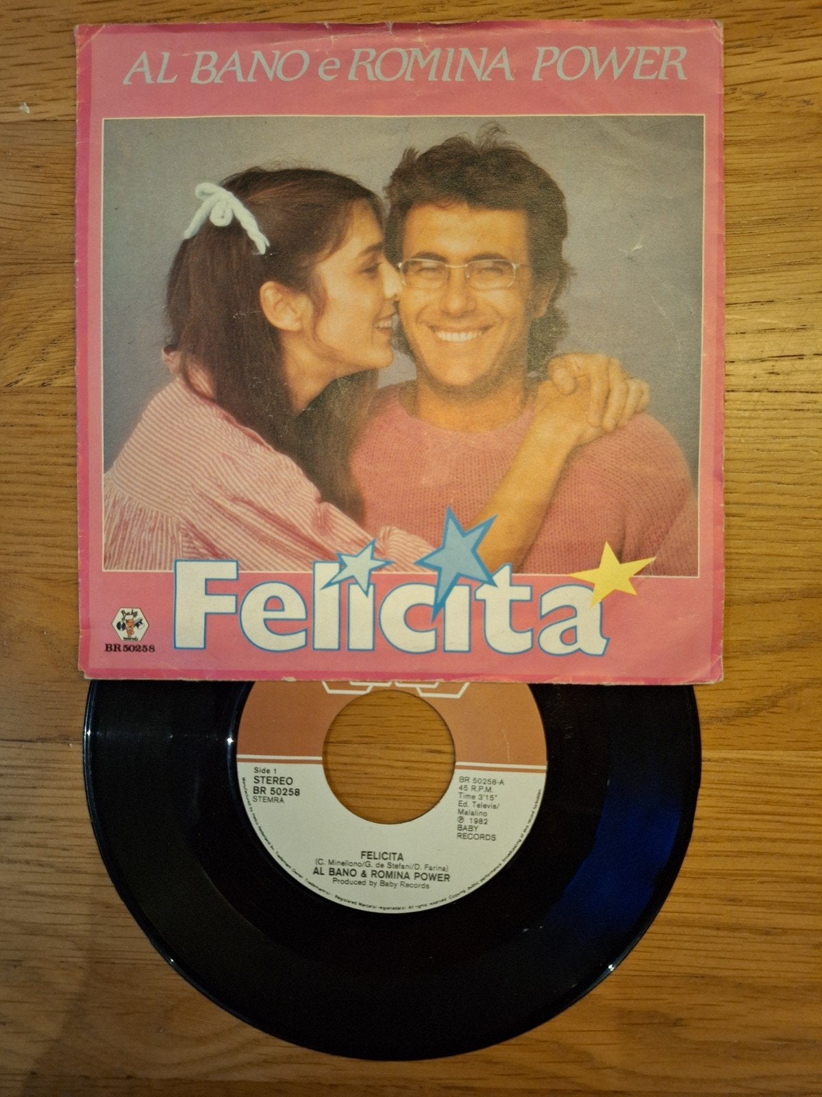 Al Bano & Romina Power - Felicita (Single), Cd's en Dvd's, Gebruikt, 7 inch, Ophalen of Verzenden, Pop