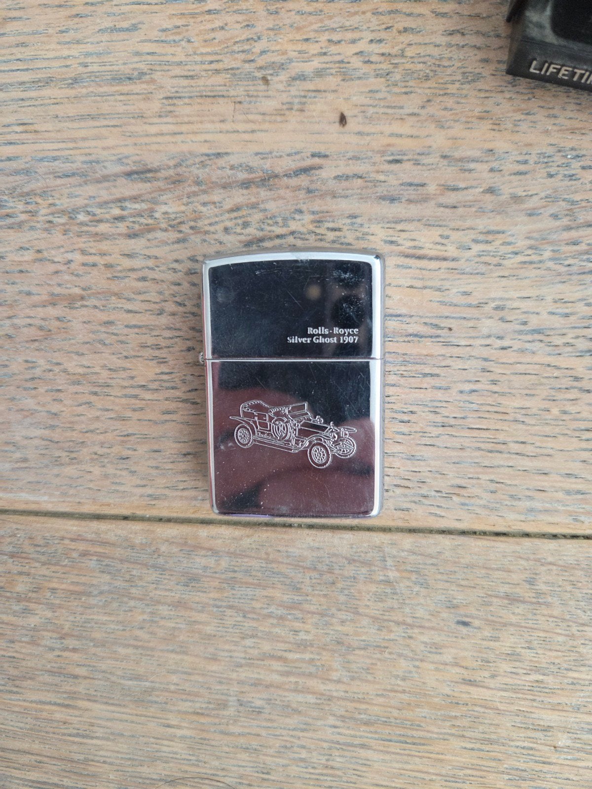 Zippo aansteker Rolls-Royce Silver Ghost 1907, Ophalen of Verzenden, Gebruikt, Aansteker