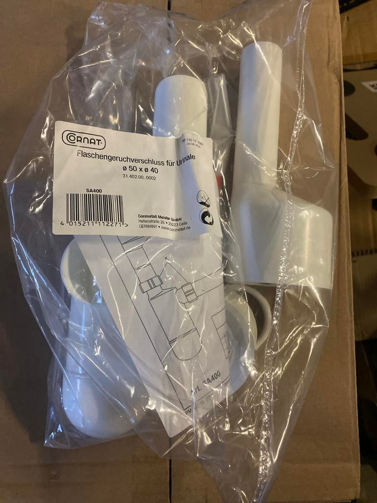 Ornat flessensifon voor urinoir - Nieuw in verpakking, Doe-het-zelf en Verbouw, Sanitair, Nieuw, Overige typen, Ophalen of Verzenden