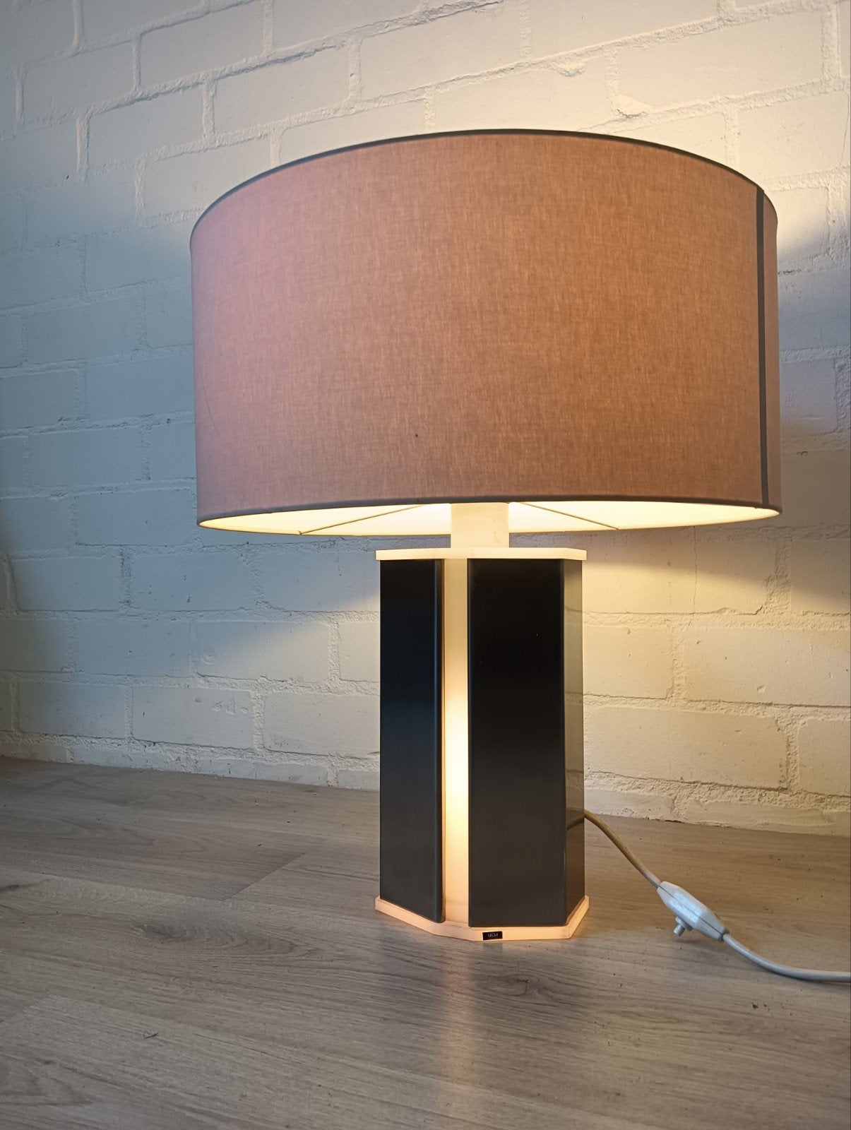 Design Tafellamp Leola  met Stoffen Kap - Modern & Stijlvol, Met schakelaar, Gebruikt, Overige merken, Textiel