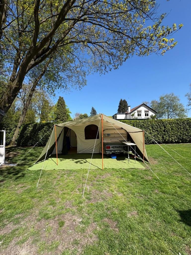 Holtkamper Cocoon (2015), Caravans en Kamperen, Vouwwagens, Ophalen, Beige, Holtkamper, Tot en met 4