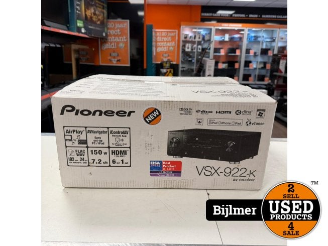Pioneer VSX-922-K Versterker | Nieuw uit doos