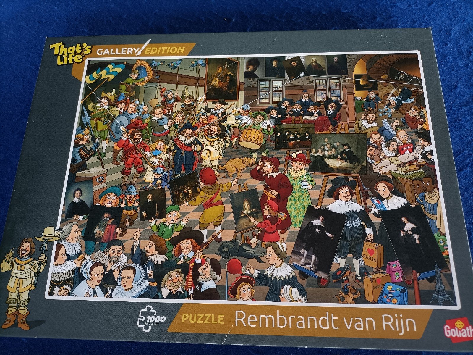 Legpuzzel Rembrandt van Rijn Puzzel 1000, Hobby en Vrije tijd, Denksport en Puzzels, Ophalen of Verzenden, 500 t/m 1500 stukjes
