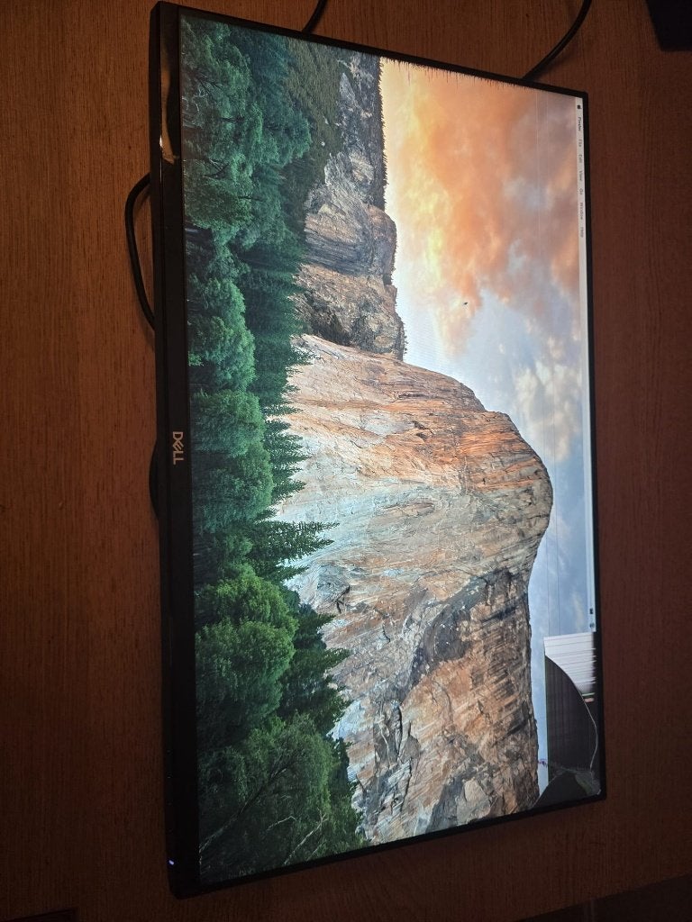 Gratis: Dell SE2719H 27" monitor – defect, Computers en Software, Ophalen, IPS, VGA, Niet werkend