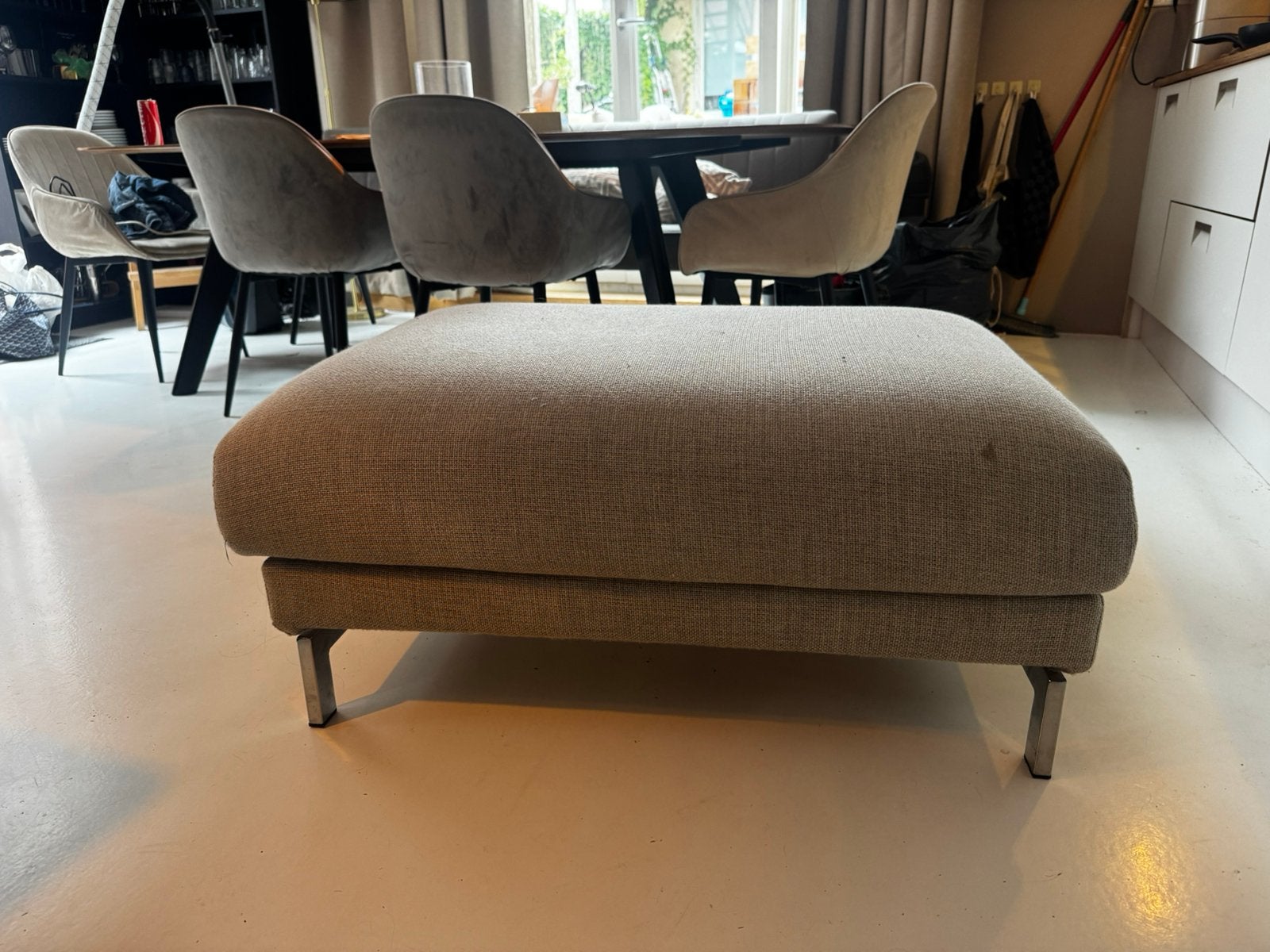 Hocker / poef 100x70, Ophalen of Verzenden, Zo goed als nieuw, Eenpersoons, Minder dan 150 cm