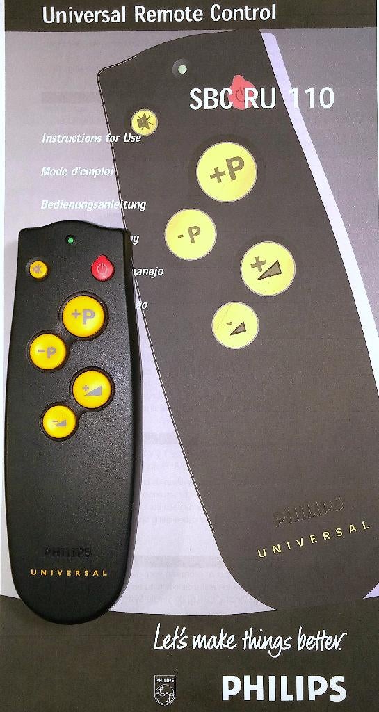 Philips SBC RU 110 RC 0750 Afstandsbediening Remote RC0751