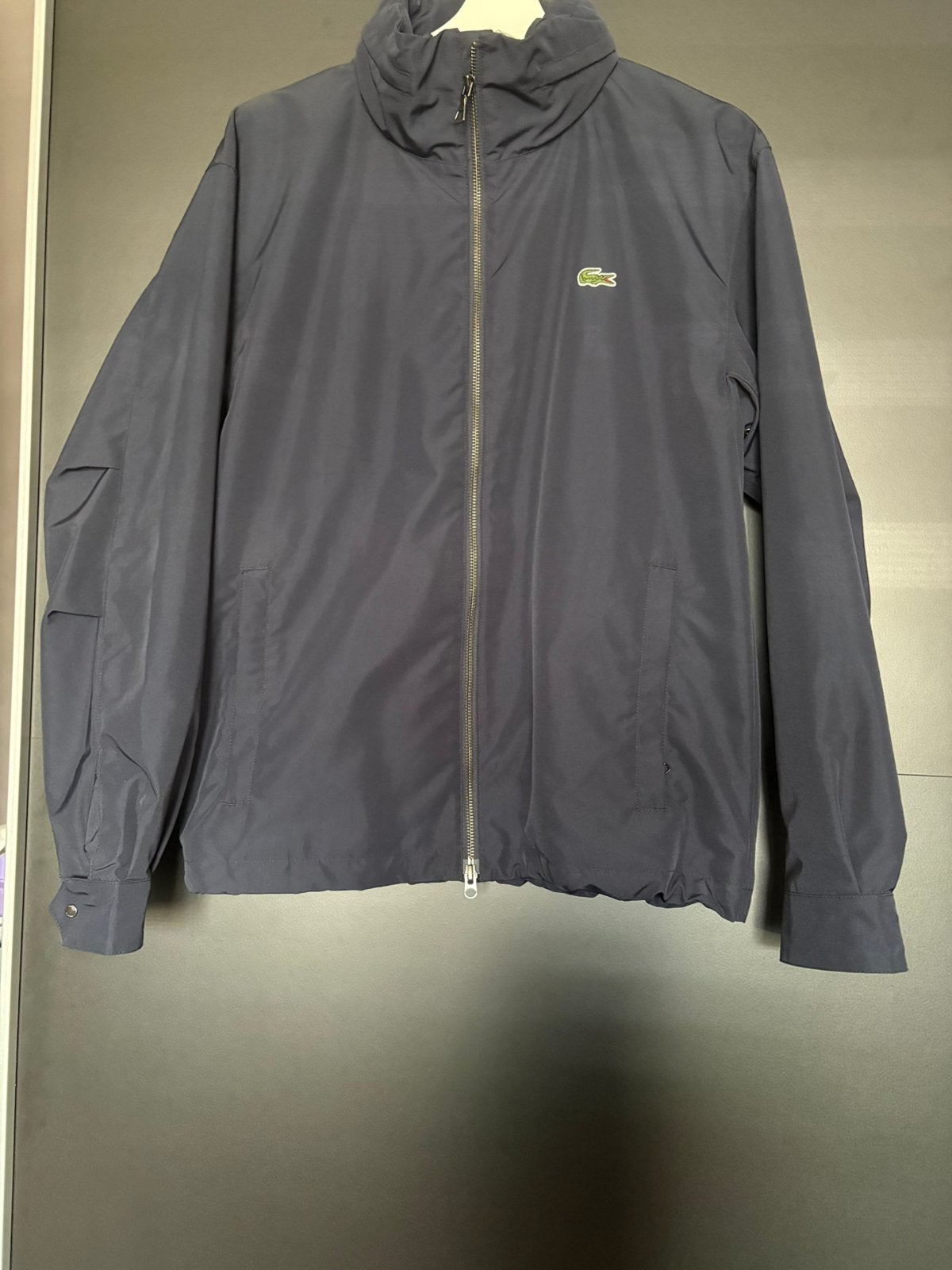 Lacoste jasje, Kleding | Heren, Ophalen of Verzenden, Zo goed als nieuw, Maat 48/50 (M), Blauw