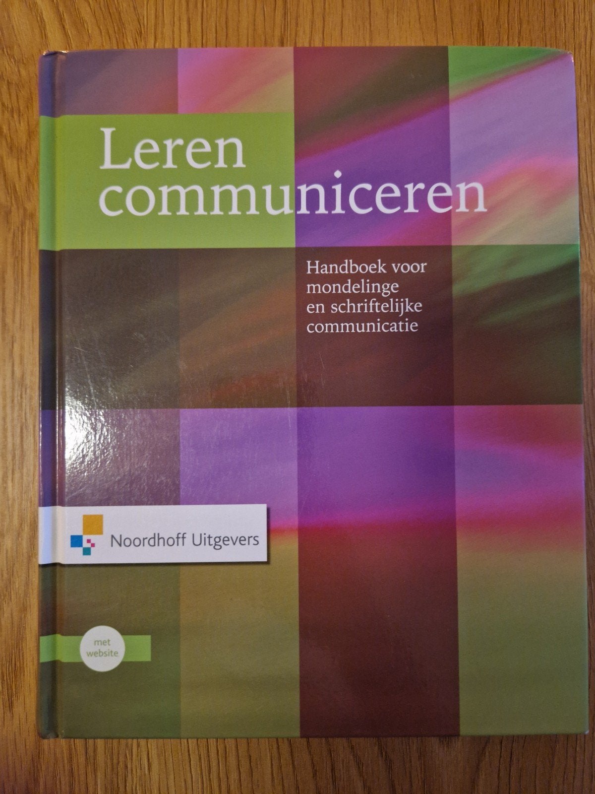 Boek Leren communiceren, 5e druk, Noordhoff, Boeken, Ophalen, Zo goed als nieuw, Sociale wetenschap