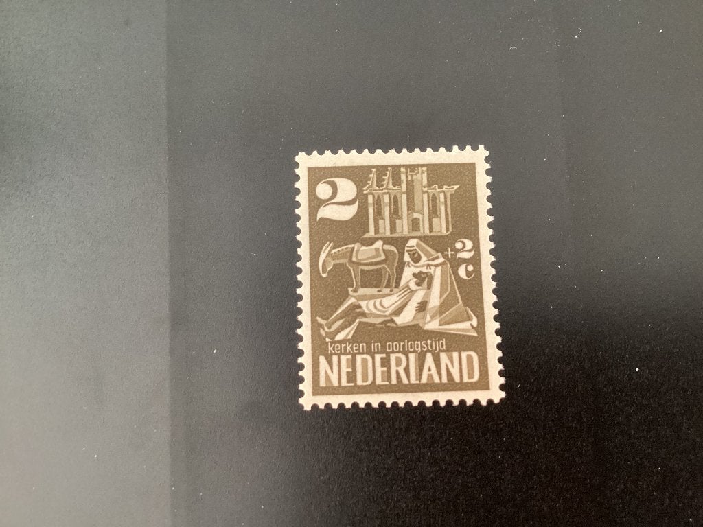 1950, kerken in oorlogstijd, 556, Postzegels en Munten, Verzenden, Na 1940, Postfris