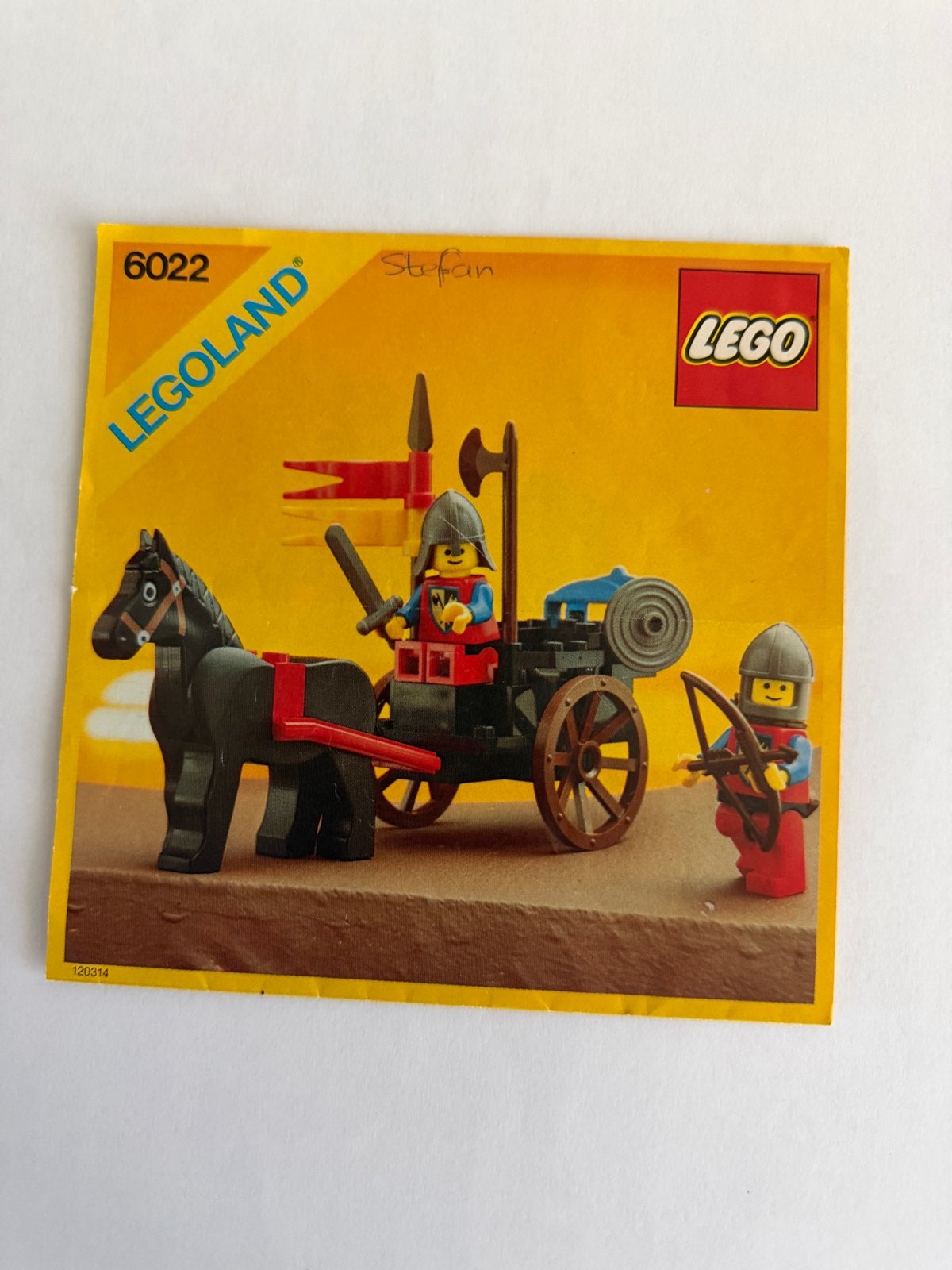 LEGO Legoland 6022 Paardenkar met ridders, Kinderen en Baby's, Ophalen of Verzenden, Gebruikt
