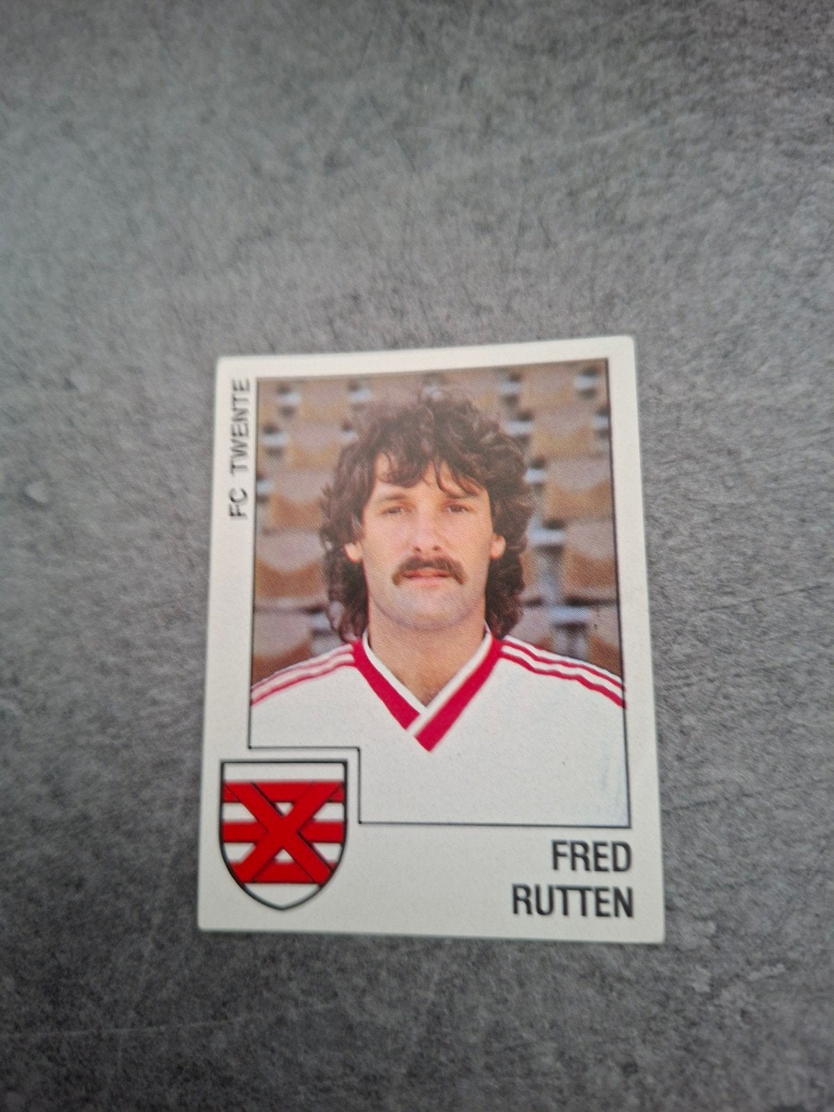 Panini sticker Voetbal 89. Fred Rutten FC Twente., Ophalen of Verzenden, Zo goed als nieuw, Sticker