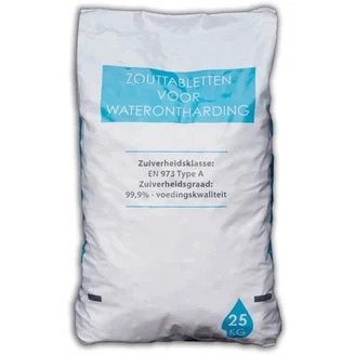 Regeneratiezout voor waterontharder, Ophalen, Nieuw