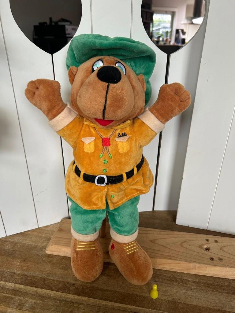 Bollo handpop, Landal Greenparks, Kinderen en Baby's, Speelgoed | Knuffels en Pluche, Zo goed als nieuw, Beer, Overige karakters