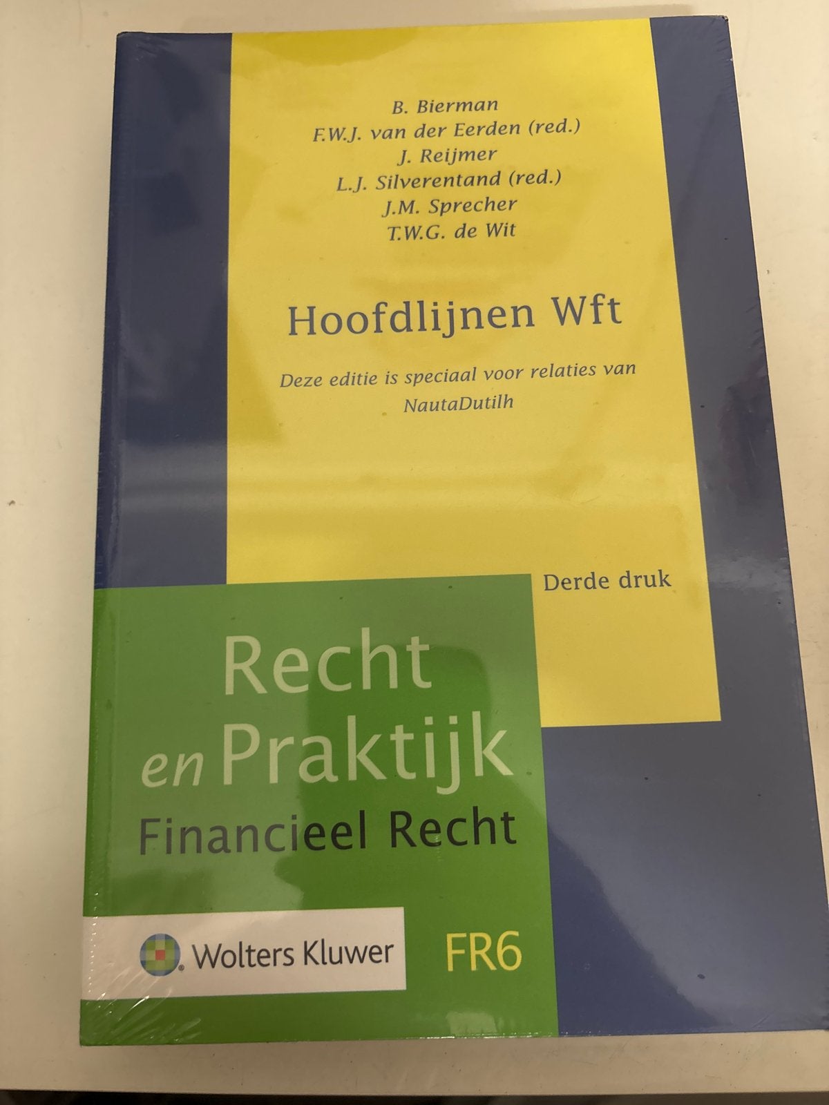 Hoofdlijnen Wft - Speciale editie, Ophalen of Verzenden, Gamma, Zo goed als nieuw, WO