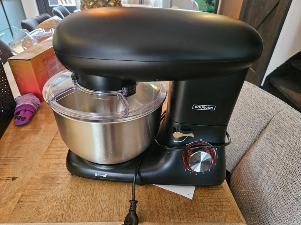 Bourgini keukenmachine kitchen chef plus, Witgoed en Apparatuur, Keukenmixers, 4 liter of meer, Ophalen, Zo goed als nieuw, 3 snelheden of meer