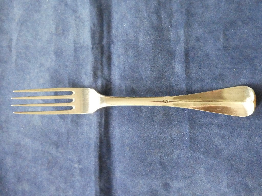 Zilveren dinervork Louis Brunel Middelburg 1769 50 gram, Verzenden, Zilver
